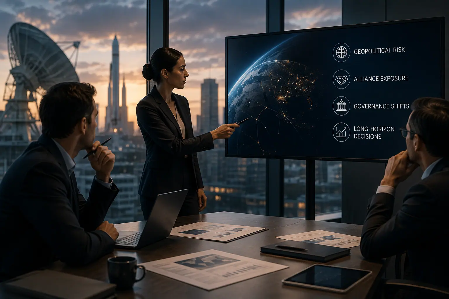 Corporate Strategy Units & Space-Sector Firms